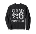 Its My Six 6Th Birthday Soccer Sweatshirt - Streetwear Style for Adults