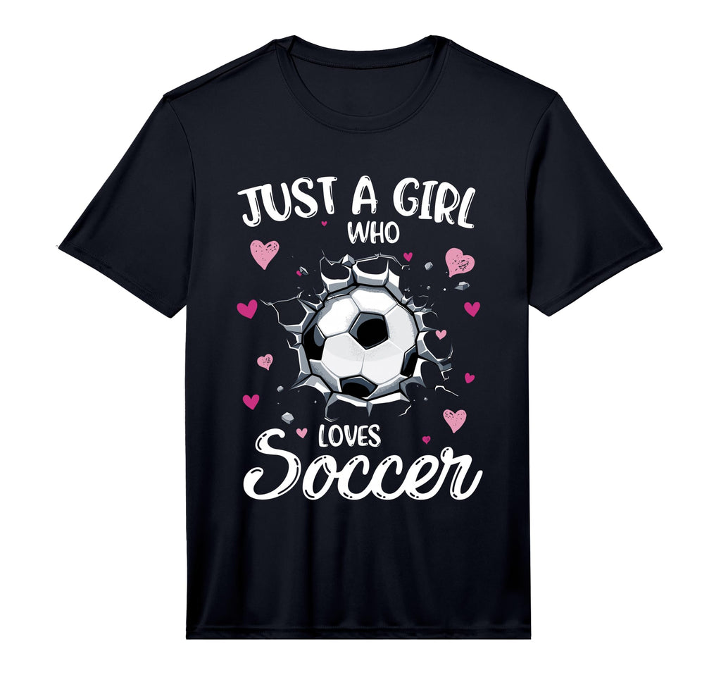 Just Who Loves Soccer Funny Soccer T-Shirt - Custom Art Print Men Women