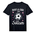 Just Who Loves Soccer Funny Soccer T-Shirt - Custom Art Print Men Women