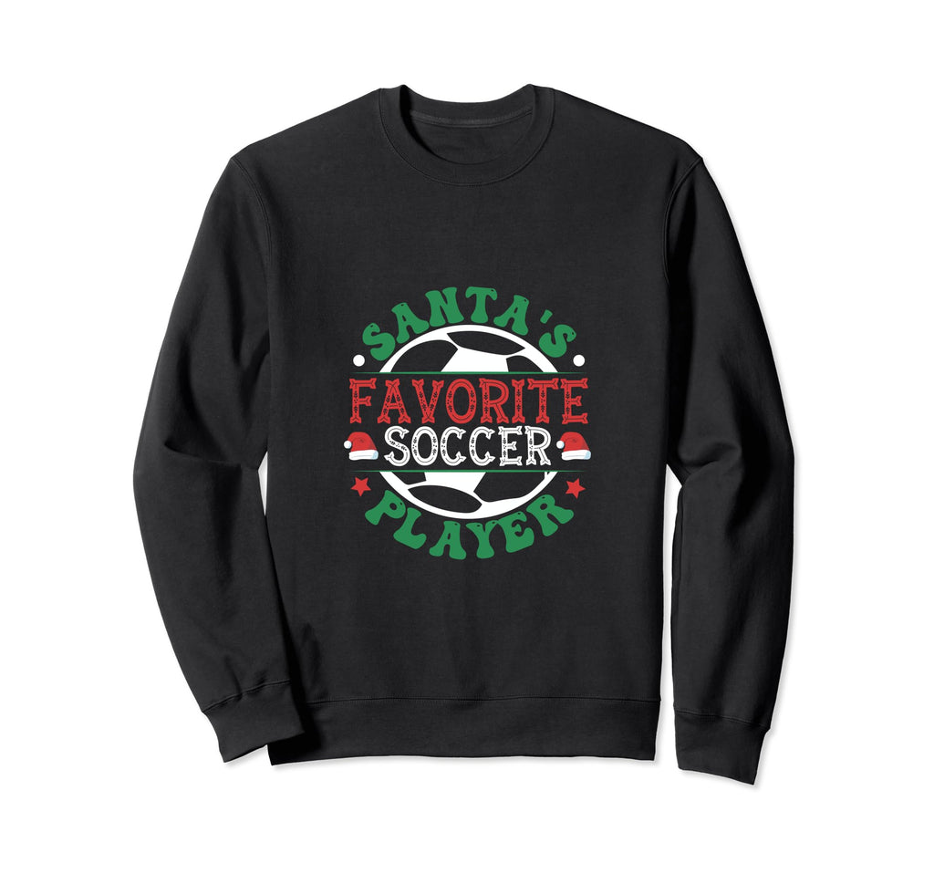 Soccer Player Santa Claus Funny Sweatshirt - Trendy Graphic Men Women