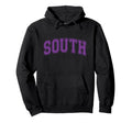 Purple South Team Colors Spirit Hoodie - Casual Everyday Wear Unisex