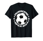 Awesome Since 2014 7Th Birthday 7 T-Shirt - Streetwear Style Men Women