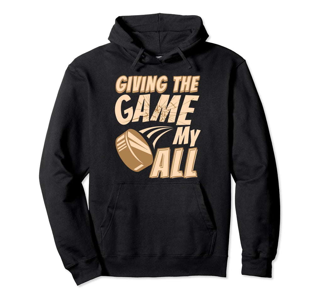 Goal Keeper Hockey Coach Dad Proud Mom Hoodie - Custom Art Print Unisex