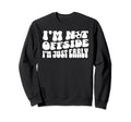 Soccer Mom Not Offside Just Sweatshirt - Fun Novelty Design for Adults