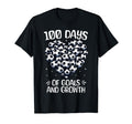100 Days School Soccer Heart Love T-Shirt - Aesthetic Graphic Men Women