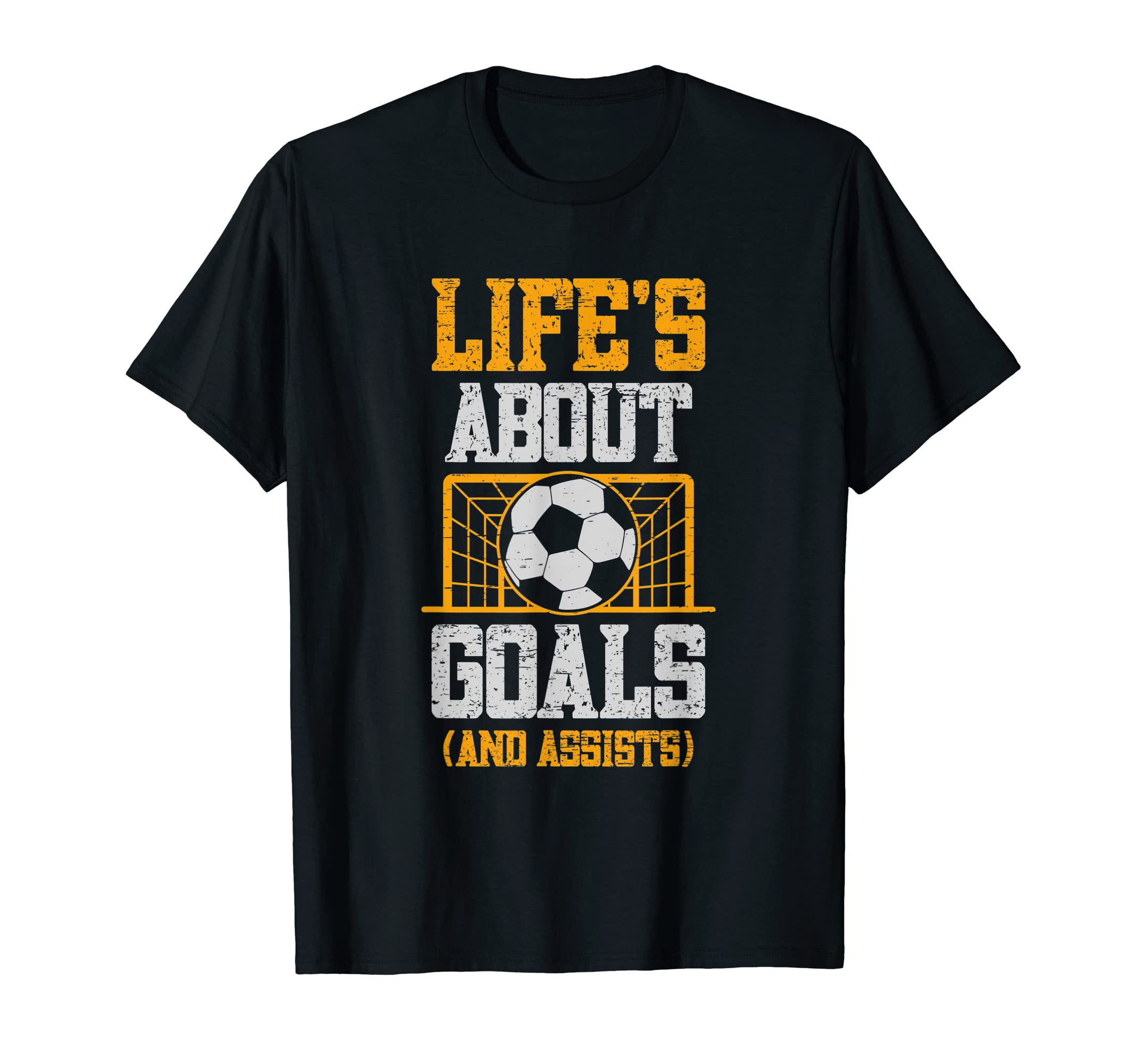 Lifes About Goals And Assists T-Shirt - Streetwear Style for Adults