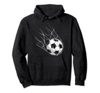 Soccer Ball Goal Funny Player Sports Hoodie - Unique Graphic Men Women