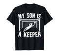 My Son Is Soccer Keeper Mom Soccer T-Shirt - Unique Graphic Men Women