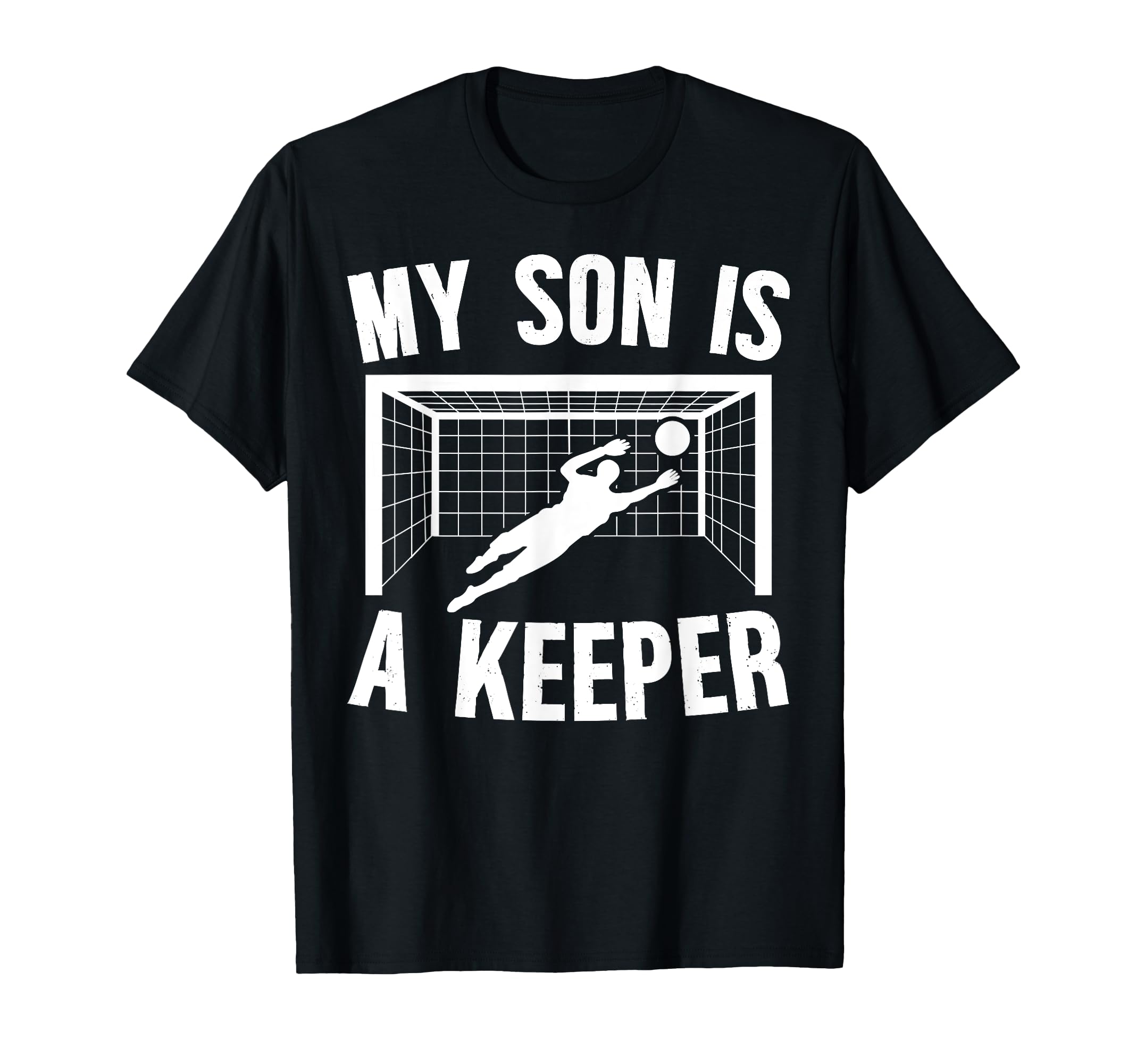 My Son Is Soccer Keeper Mom Soccer T-Shirt - Unique Graphic Men Women