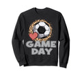 Soccer Game Day Soccer Mom Game Day Sweatshirt - Custom Art Print Men Women