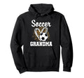 Soccer Grandma Leopard Heart Hoodie - Novelty Apparel Unisex