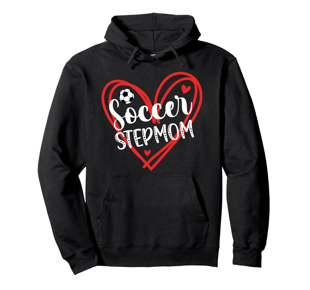 Soccer Stepmom Soccer Player Step Mother Hoodie - Graphic Print for Adults