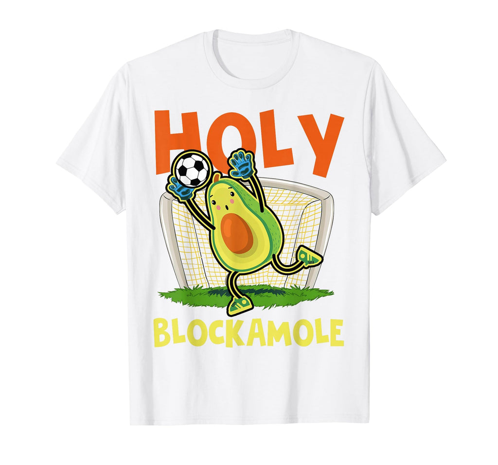 Holy Blockamole Soccer Blocker T-Shirt - Fun Novelty Design for Adults