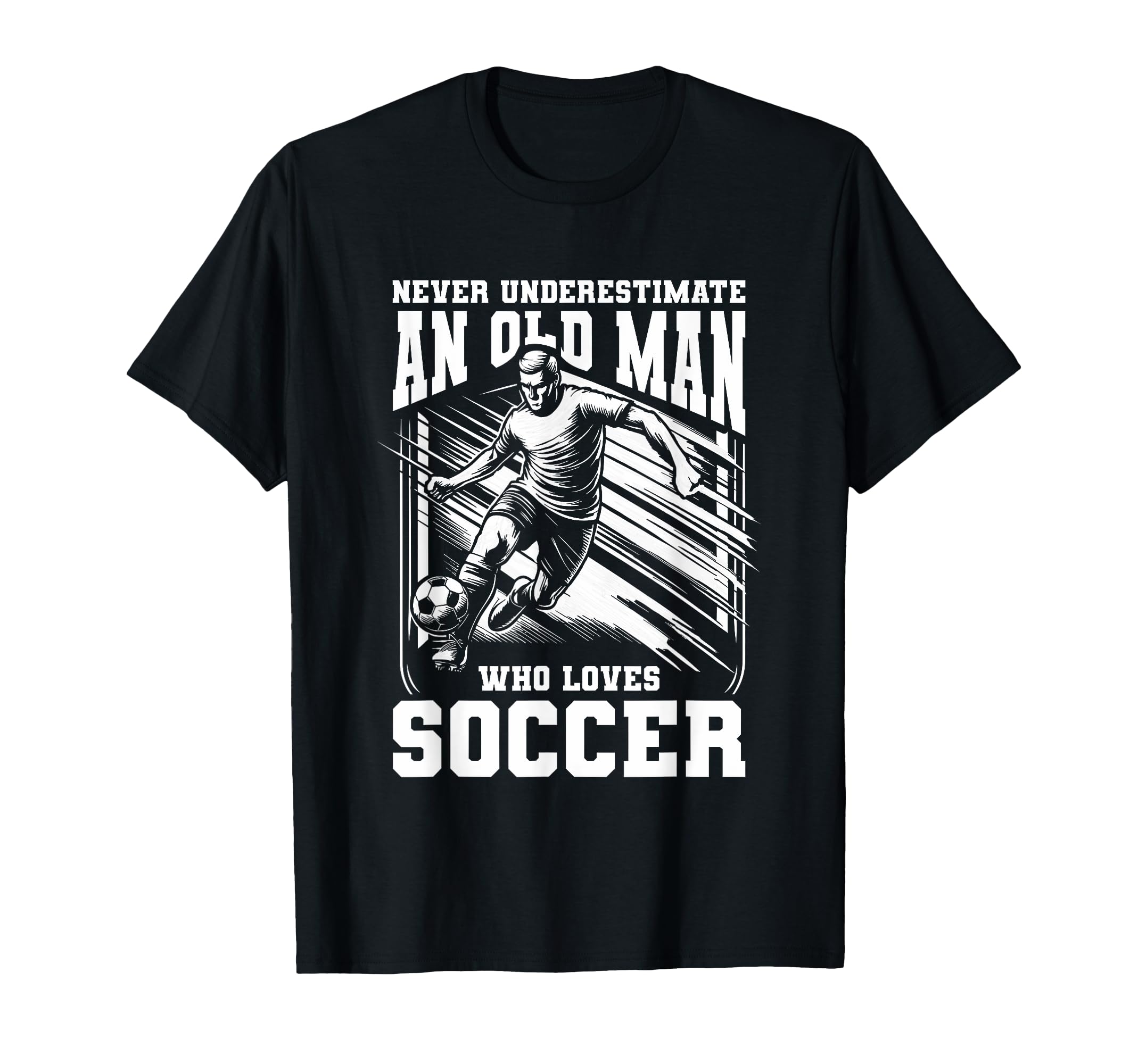 Never Underestimate Old Who Loves T-Shirt - Custom Art Print Men Women