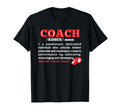 Coach Definition Funny Sport T-Shirt - Casual Everyday Wear for Adults
