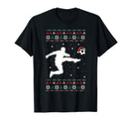 Soccer Player Sport Ugly X Mas Pajama T-Shirt - Streetwear Style Men Women
