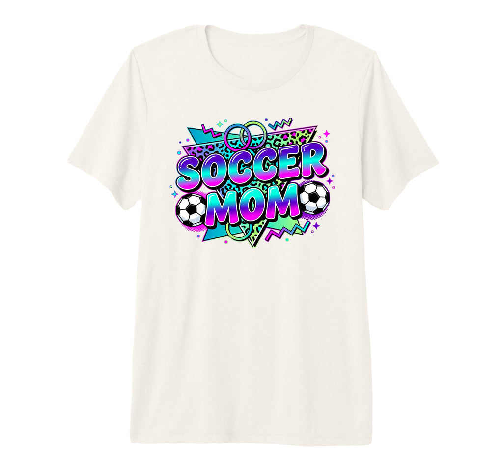 Soccer Mom Leopard Game Day Sideline T-Shirt - Minimalist Print Men Women