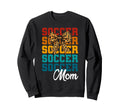 Coquette Bow Soccer Mom Soccer Sweatshirt - Minimalist Print for Adults