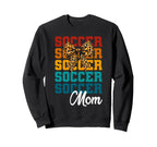 Coquette Bow Soccer Mom Soccer Sweatshirt - Minimalist Print for Adults