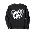 Soccer Coachs Wife Heart Sweatshirt - Custom Art Print Unisex