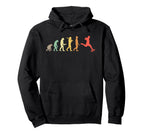 Soccer Evolution Soccer Player Hoodie - Aesthetic Graphic for Adults