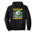 King Sideline Commentary Soccer Dad Hoodie - Aesthetic Graphic Men Women
