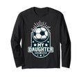 Soccer Dad Soccer Football Player Hoodie - Minimalist Print Unisex