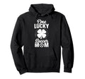 One Lucky Soccer Mom Womens Funny St Hoodie - Custom Art Print Men Women