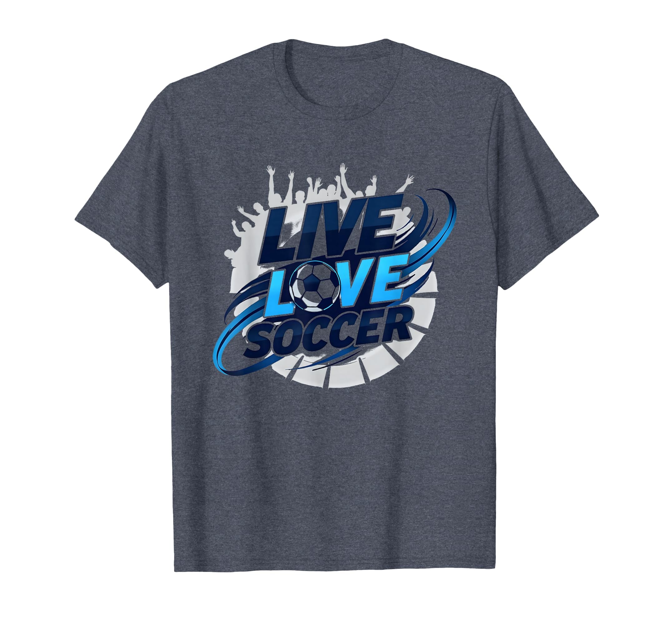Soccer Mom Live Love Soccer Passion Sweatshirt - Graphic Print Men Women