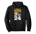 Proud Mom 2024 Senior Soccer High School Hoodie - Trendy Graphic Unisex