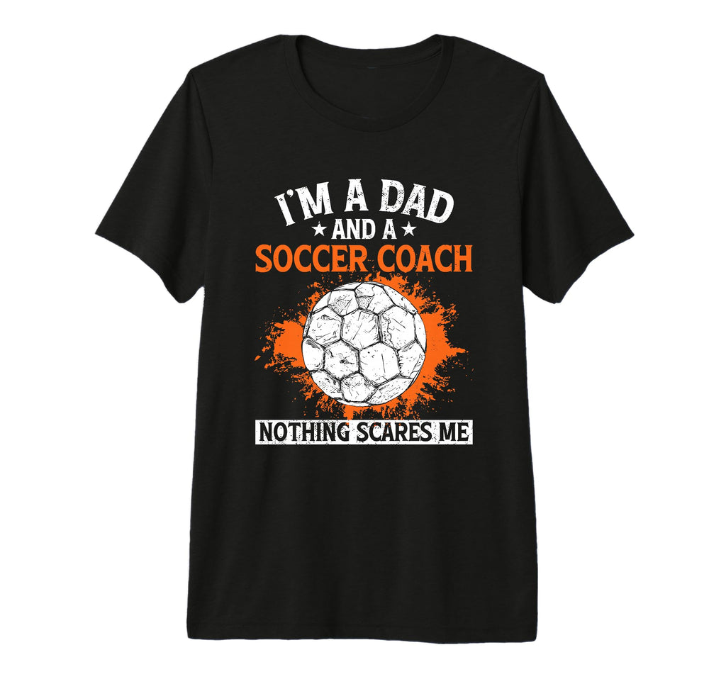 Coaching Soccer Dad Coach Soccer Coach Tri T-Shirt - Graphic Print Unisex