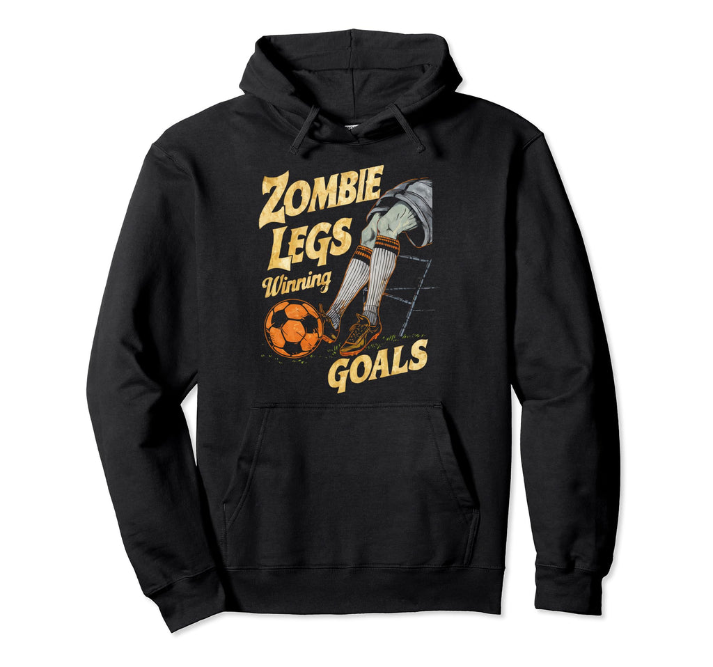 Soccer Halloween Spooky Goalkeeper Hoodie - Fun Novelty Design Men Women