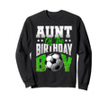 Aunt Birthday Soccer Family Sweatshirt - Casual Everyday Wear for Adults