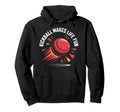 Love Kickball Player Soccer Baseball Hoodie - Streetwear Style Men Women