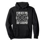 Soccer Goalie Art Soccer Coach Gifts Hoodie - Novelty Apparel for Adults