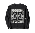 Soccer Goalie Art Soccer Coach Sweatshirt - Minimalist Print for Adults