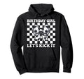 Soccer Soccer Mom Birthday Lets Kick It Hoodie - Novelty Apparel for Adults