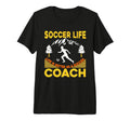 Mens Soccer Coaching Training Trainer T-Shirt - Graphic Print Unisex