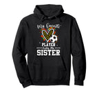 My Favorite Soccer Player Calls Me Sister Hoodie - Minimalist Print Unisex
