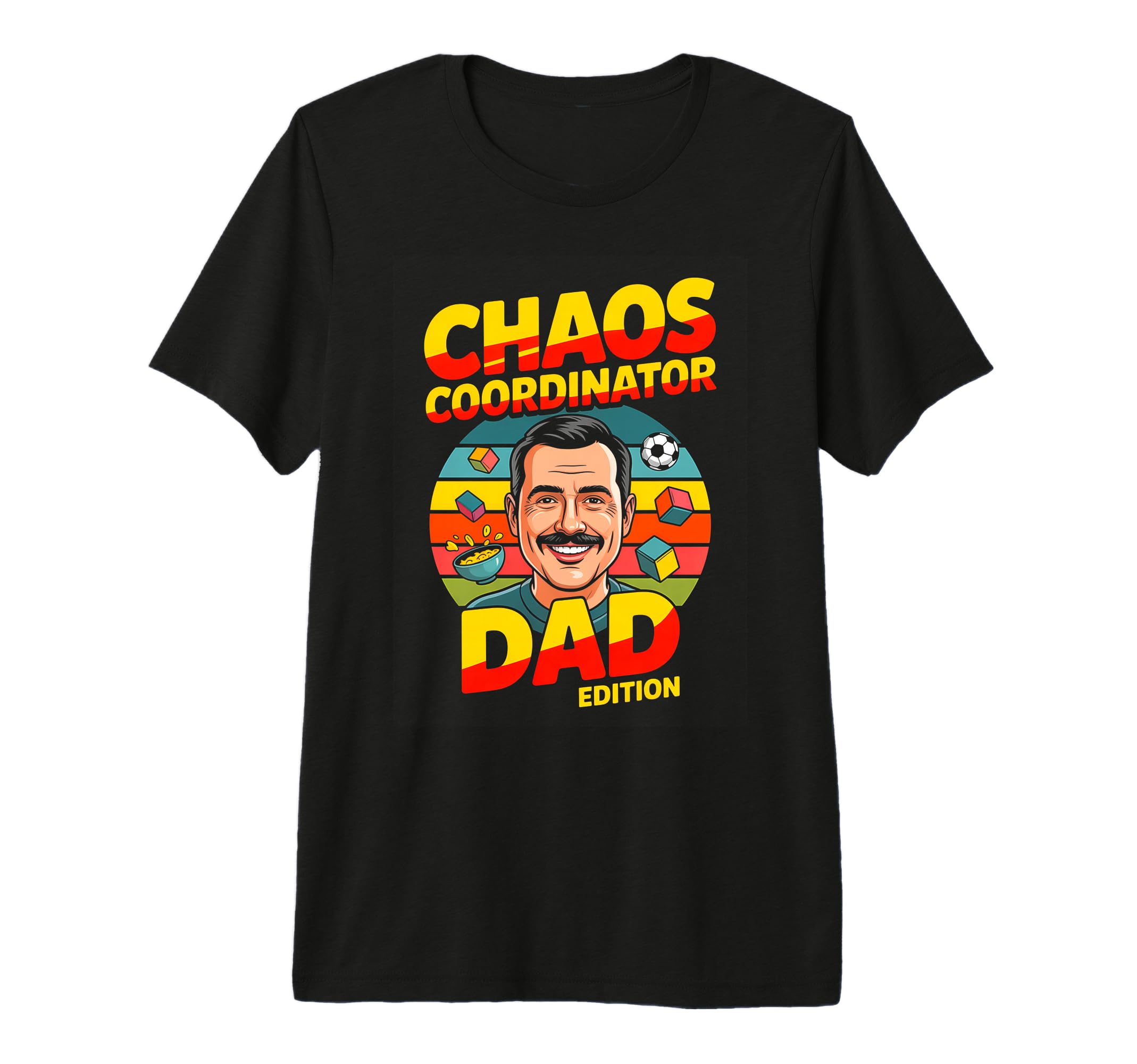 Chaos Coordinator Dad Funny Father T-Shirt - Graphic Print for Adults