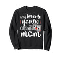My Favorite Goalie Calls Me Mom Sweatshirt - Custom Art Print for Adults