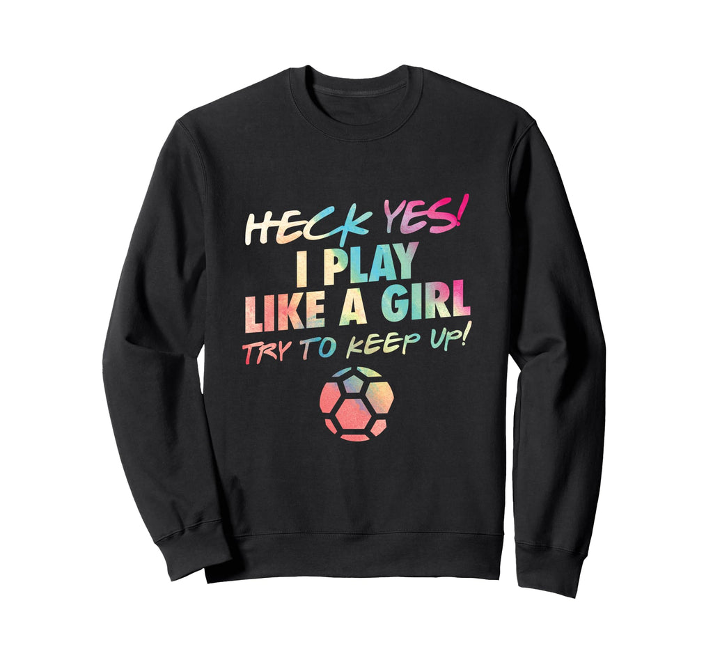 Funny Soccer Teen Colors Sweatshirt - Aesthetic Graphic for Adults