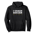 I Coach Soccer Moms Mulletrodeo Hoodie - Minimalist Print Unisex