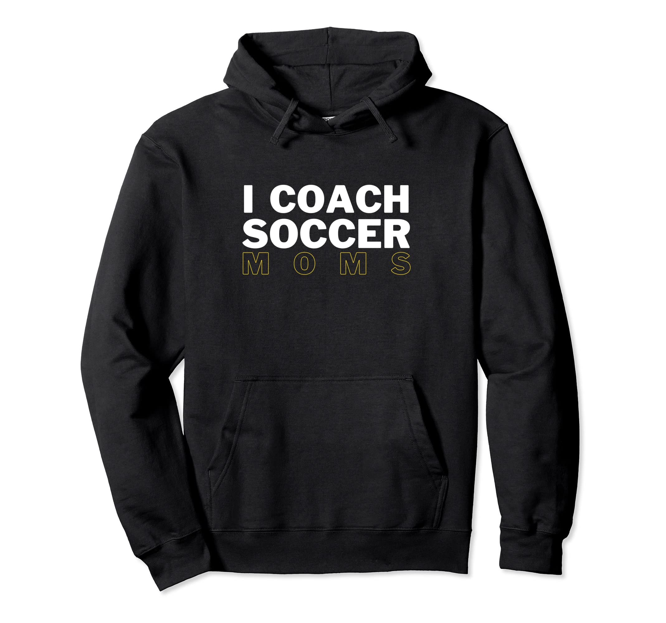 I Coach Soccer Moms Mulletrodeo Hoodie - Minimalist Print Unisex