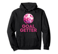 Goal Getter Soccer Player Striker Hoodie - Aesthetic Graphic for Adults