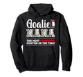 Ice Hockey Goalie Nana Funny Ice Hockey Hoodie - Trendy Graphic Men Women