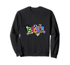 Soccer Mom Colorful Soccer Gifts Sweatshirt - Trendy Graphic for Adults