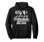 Ball Mom Proud Soccer Volleyball Mom Hoodie - Unique Graphic for Adults