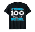I Tackled 100 Days School Soccer Ball T-Shirt - Streetwear Style Unisex