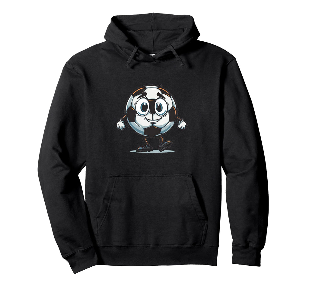 Nice Cartoon Ball Soccer And Hoodie - Graphic Print Men Women